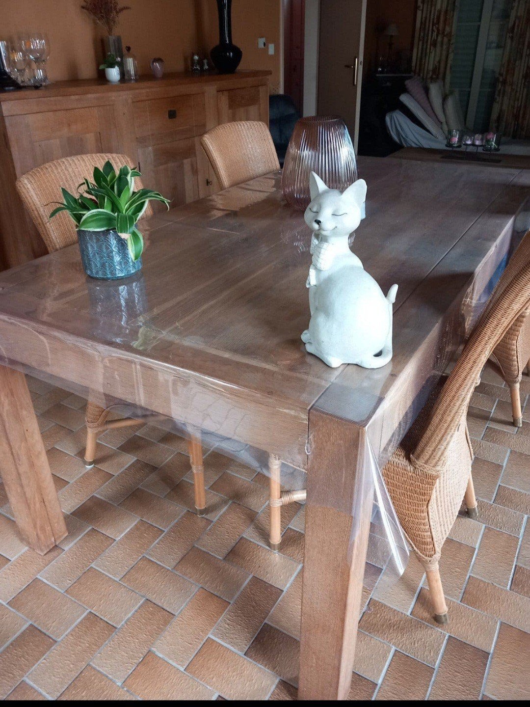 tafel met 6stoelen, Huis en Inrichting, Tafels | Eettafels, Ophalen, Gebruikt