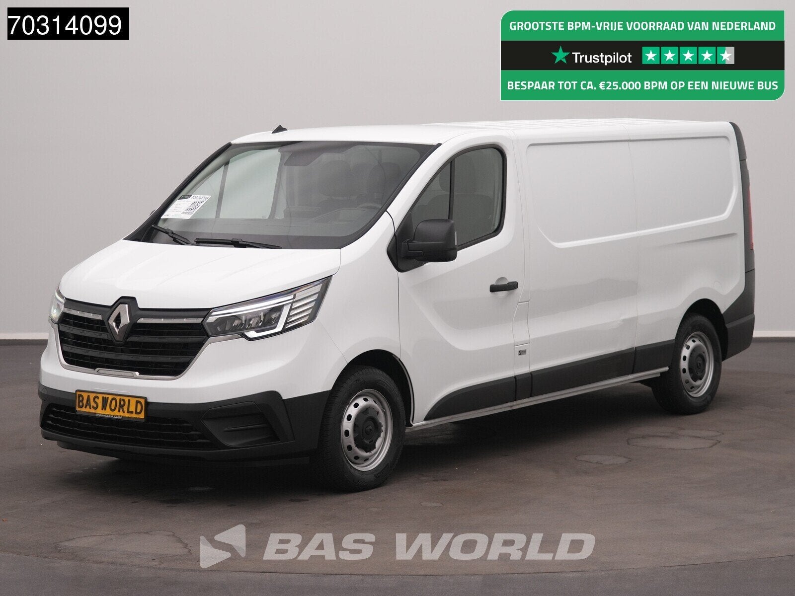 Renault Trafic 130pk L2H1 LED Navi Camera Airco Cruise Euro6, Auto's, Bestelwagens en Lichte vracht, Stof, Gebruikt, Euro 6, 4 cilinders