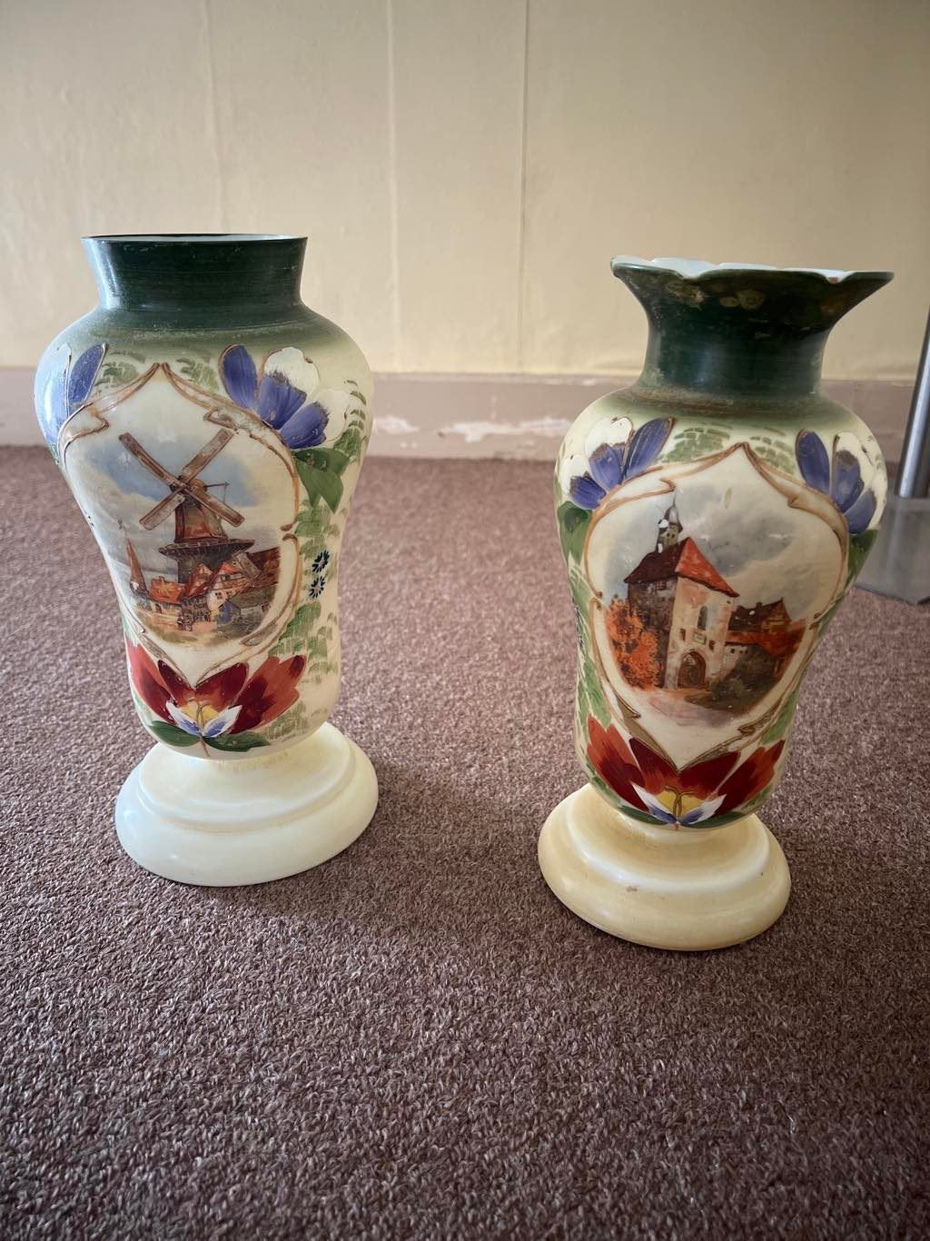 antieke opaline vaas molen, Ophalen