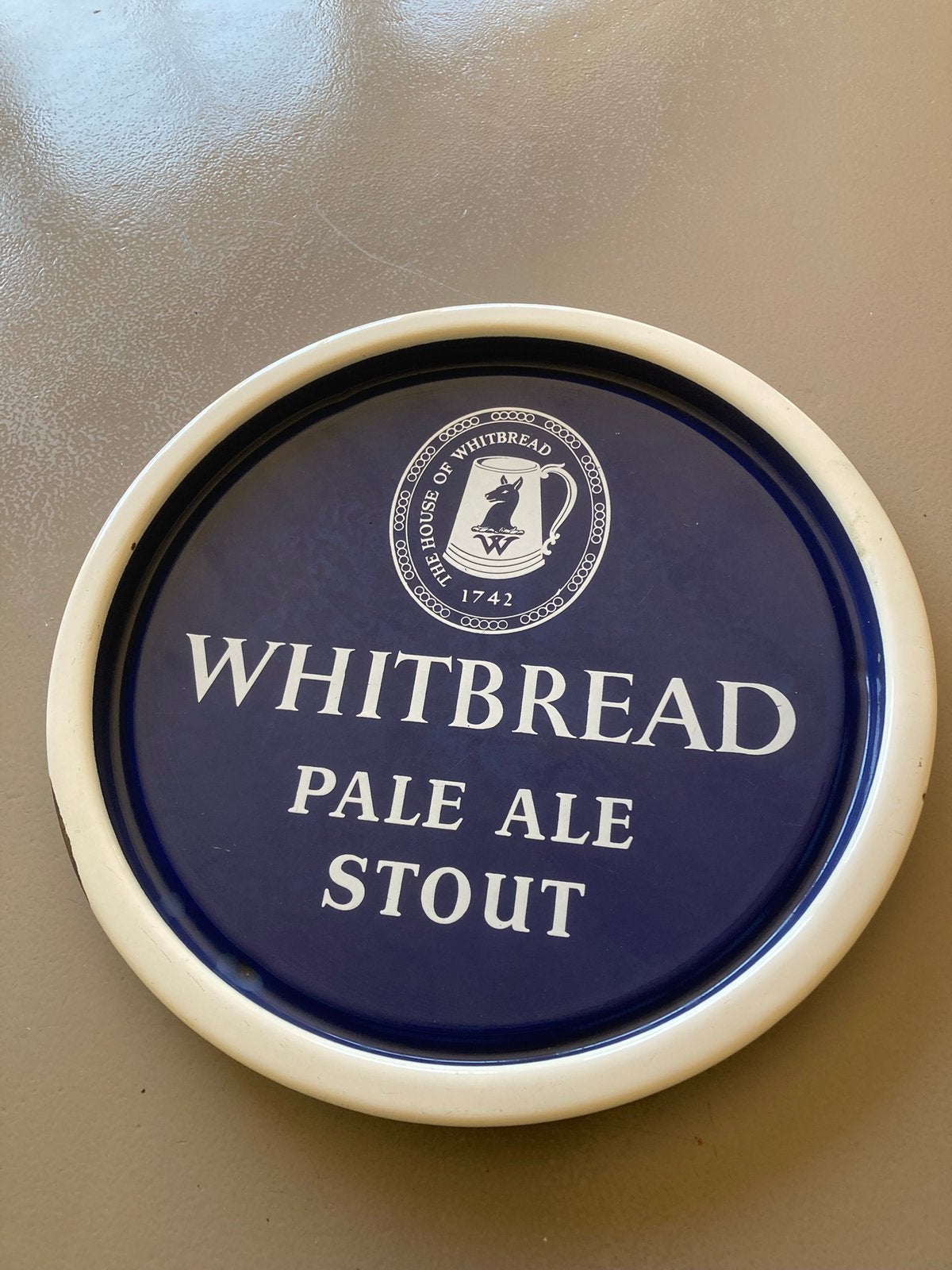 Assiette en émail Pale Ale Stout, Enlèvement ou Envoi