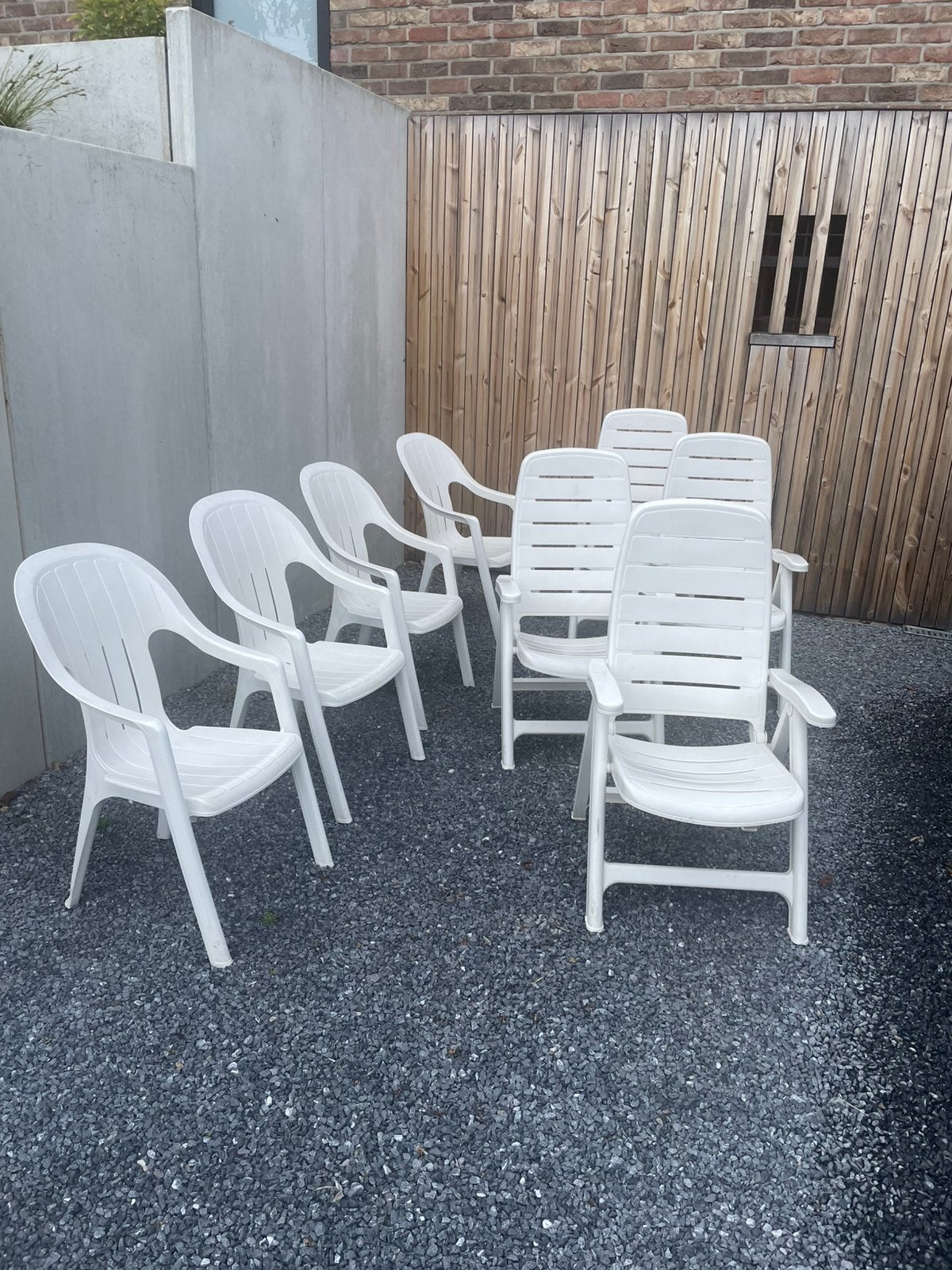 Chaises de jardin, Enlèvement, Utilisé, Plastique, Pliant