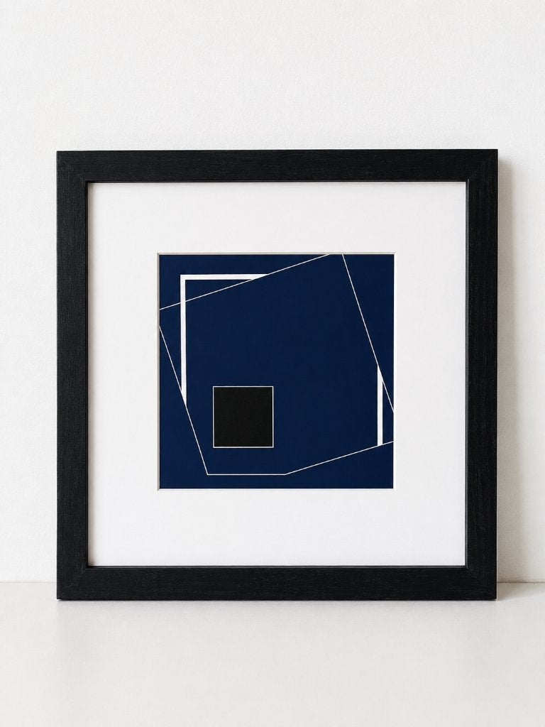Gilbert DECOCK - Compositie - 30 x 30 cm, Antiek en Kunst, Abstract, Zeefdruk, Verzenden, Gelimiteerde oplage