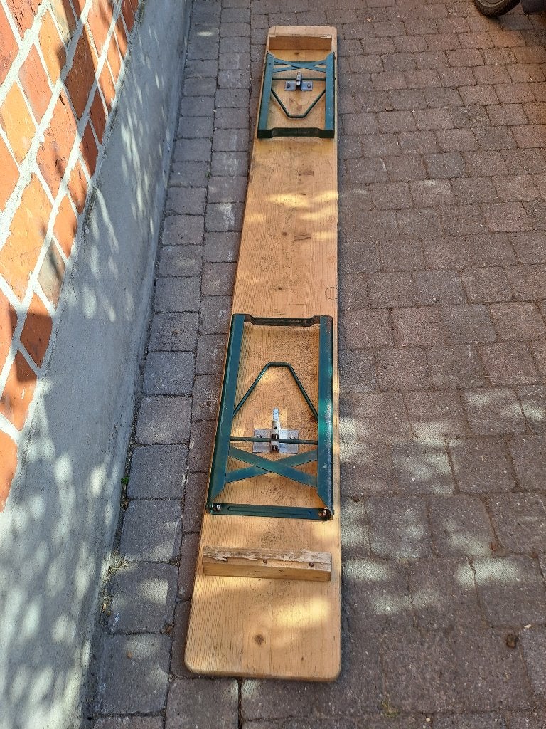 Inklapbare bank/tuinbank, Jardin & Terrasse, Chaises de jardin, Enlèvement, Utilisé, Autres matériaux, Pliant