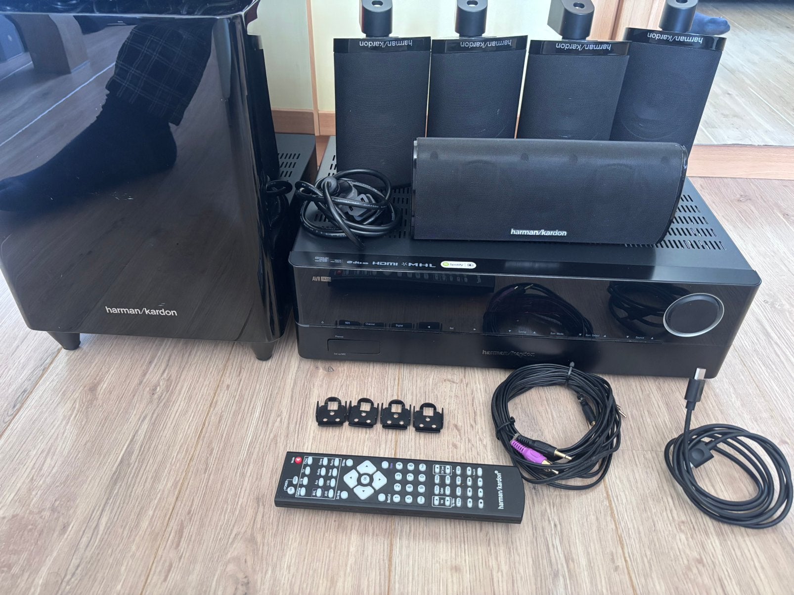 Harman Kardon AVR 161 Home Cinéma Set met Bluetooth, Enlèvement, Comme neuf