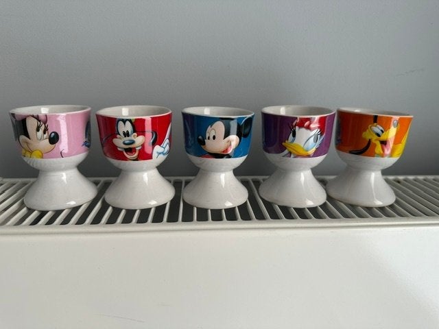 Disney eierdopjes 15 jaar Disneyland Parijs, Verzamelen, Ophalen, Zo goed als nieuw