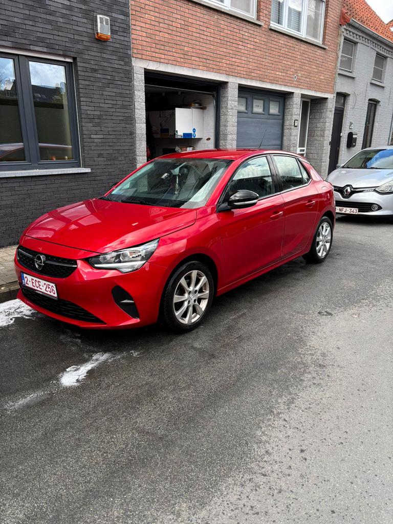 Opel corsa 1.2 start/stop edition rood, Auto's, Voorwielaandrijving, Stof, USB, 93 g/km