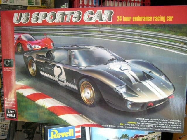 MAGNIFIER 00019 US SPORT CAR FORD GT40 MK.II 1966 éch. 1/12, Hobby & Loisirs créatifs, Modélisme | Voitures & Véhicules, Neuf