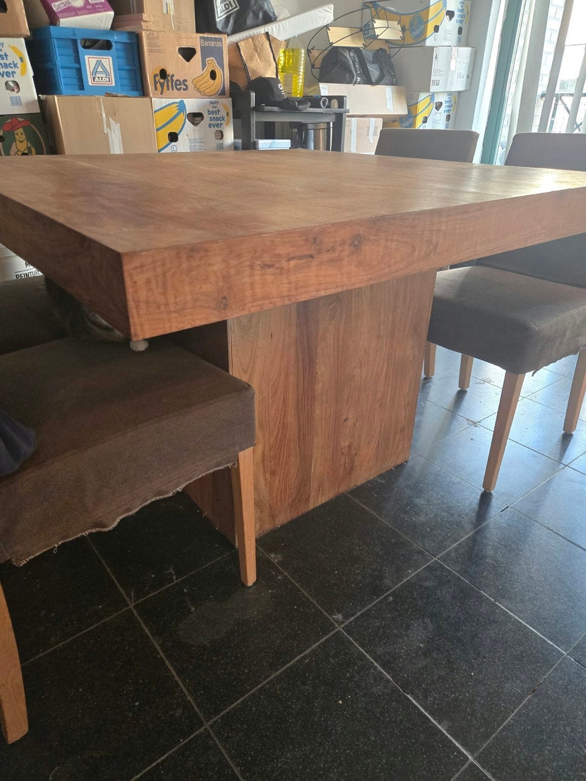 tafel met 4 stoelen, Enlèvement