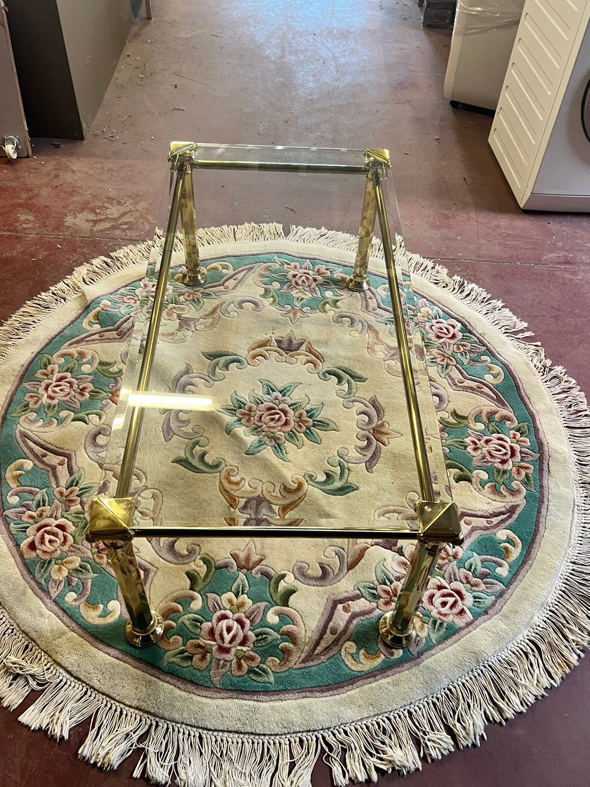 Glazen salontafel, Enlèvement, Comme neuf