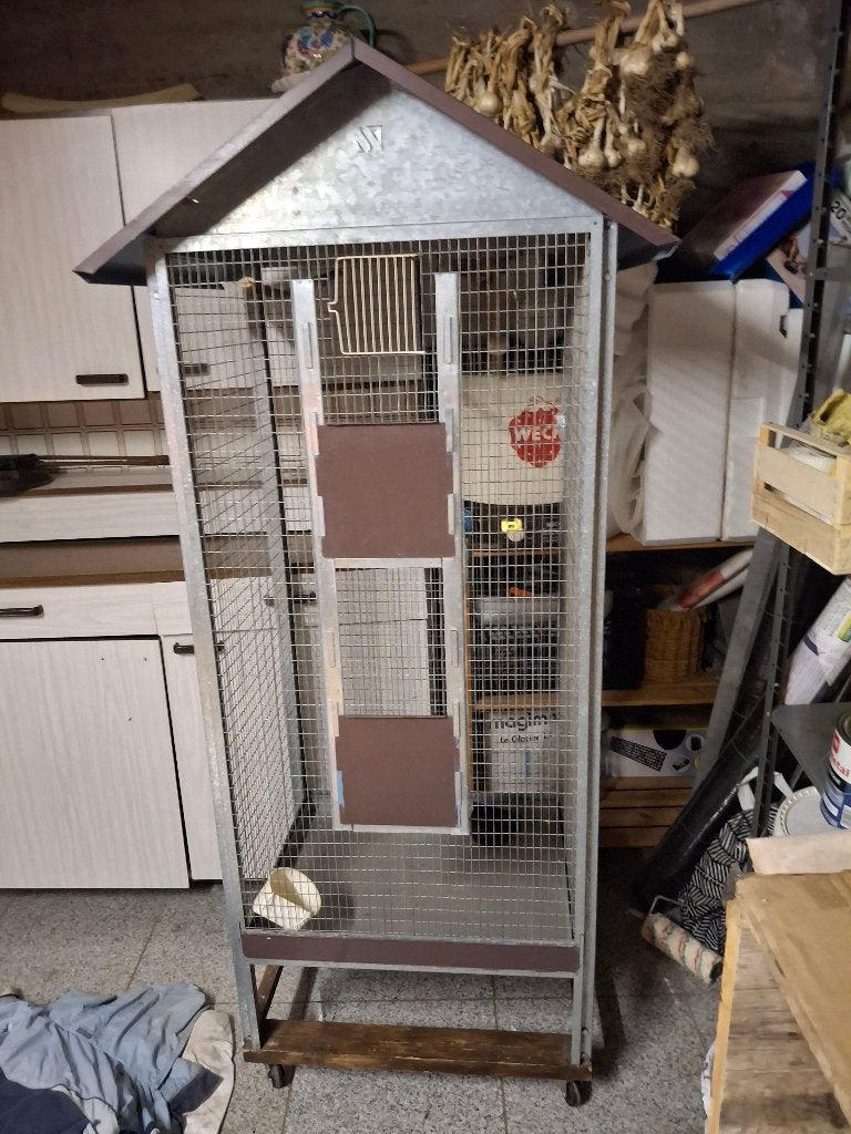 Voliere, Dieren en Toebehoren, Ophalen, Gebruikt, Metaal, Volière