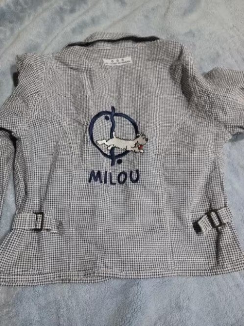 Tintin , une veste vintage pour la fille 10 ans/ +-1980/, Enlèvement ou Envoi, Fille