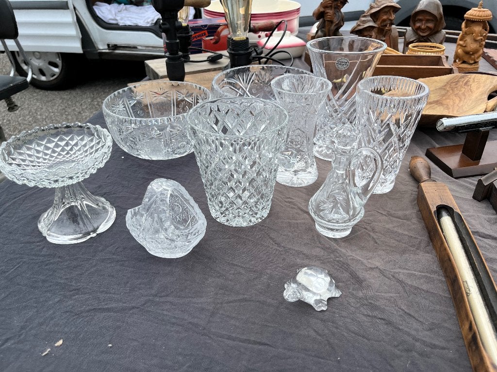 Lot kristal, Ophalen