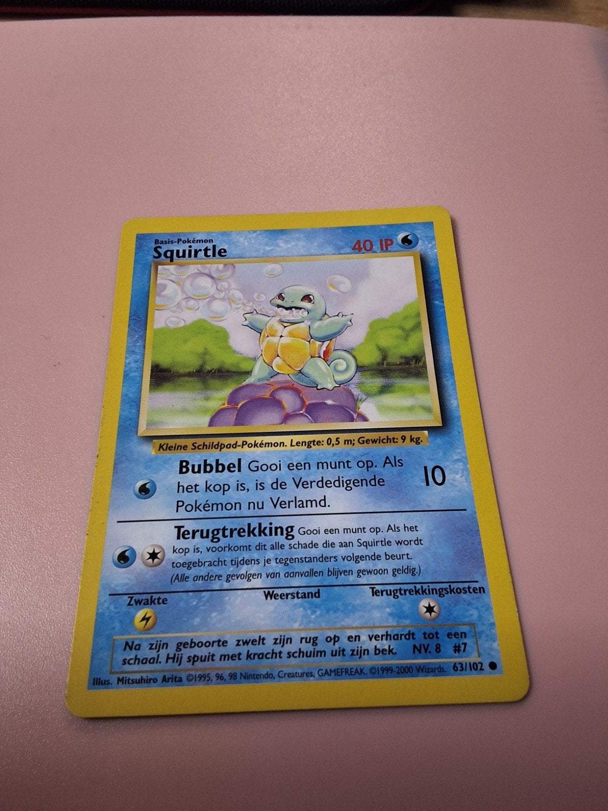 Nederlandse Squirtle 63/102 - Base Set (1999-2000) - In Vint, Ophalen