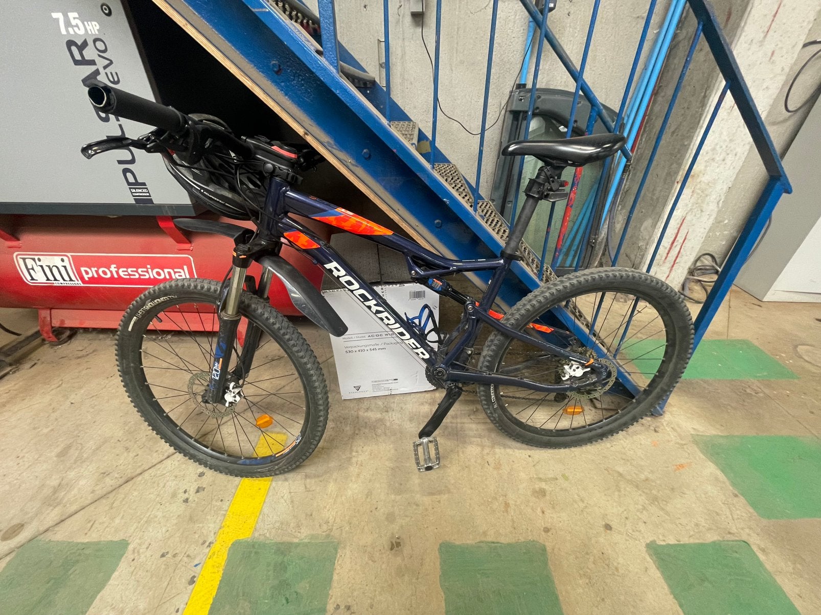Rockrider, 540 S plus, Fietsen en Brommers, Gebruikt, Schijfrem, 53 tot 57 cm, Ophalen