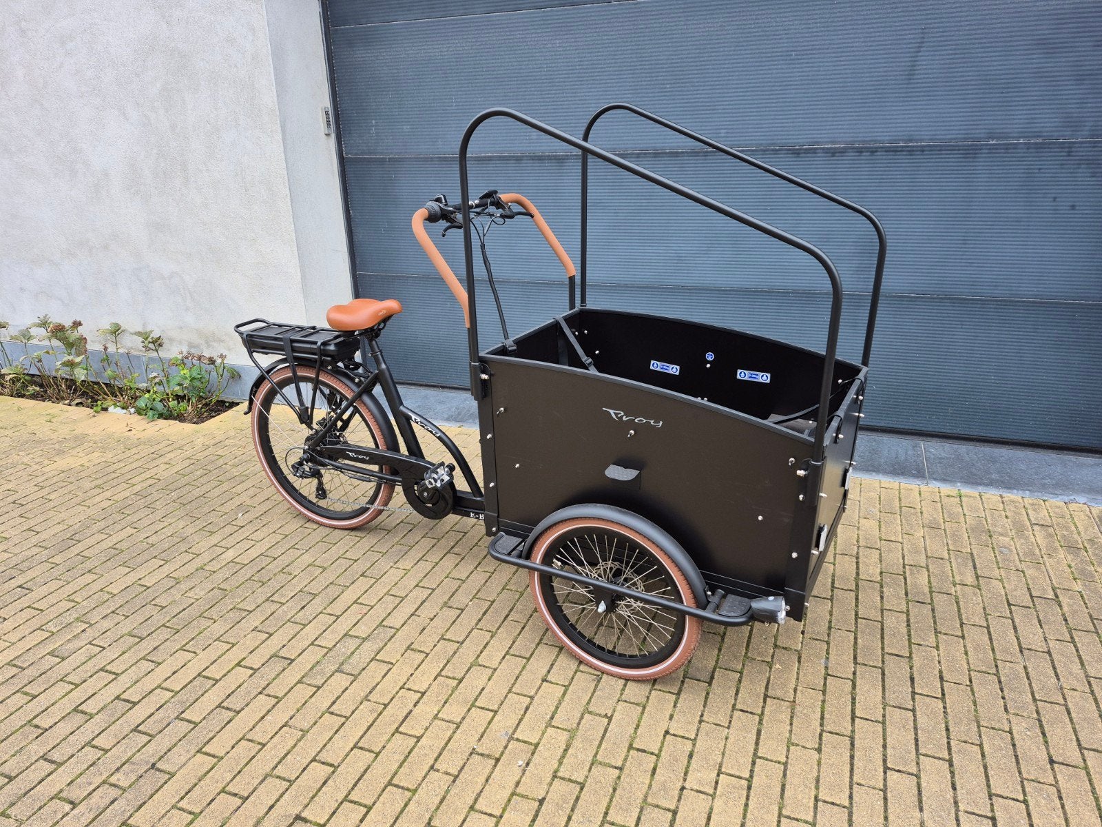 elektrische bakfiets Troy, Fietsen en Brommers, Zo goed als nieuw, 2 kinderen, Elektrisch, Ophalen