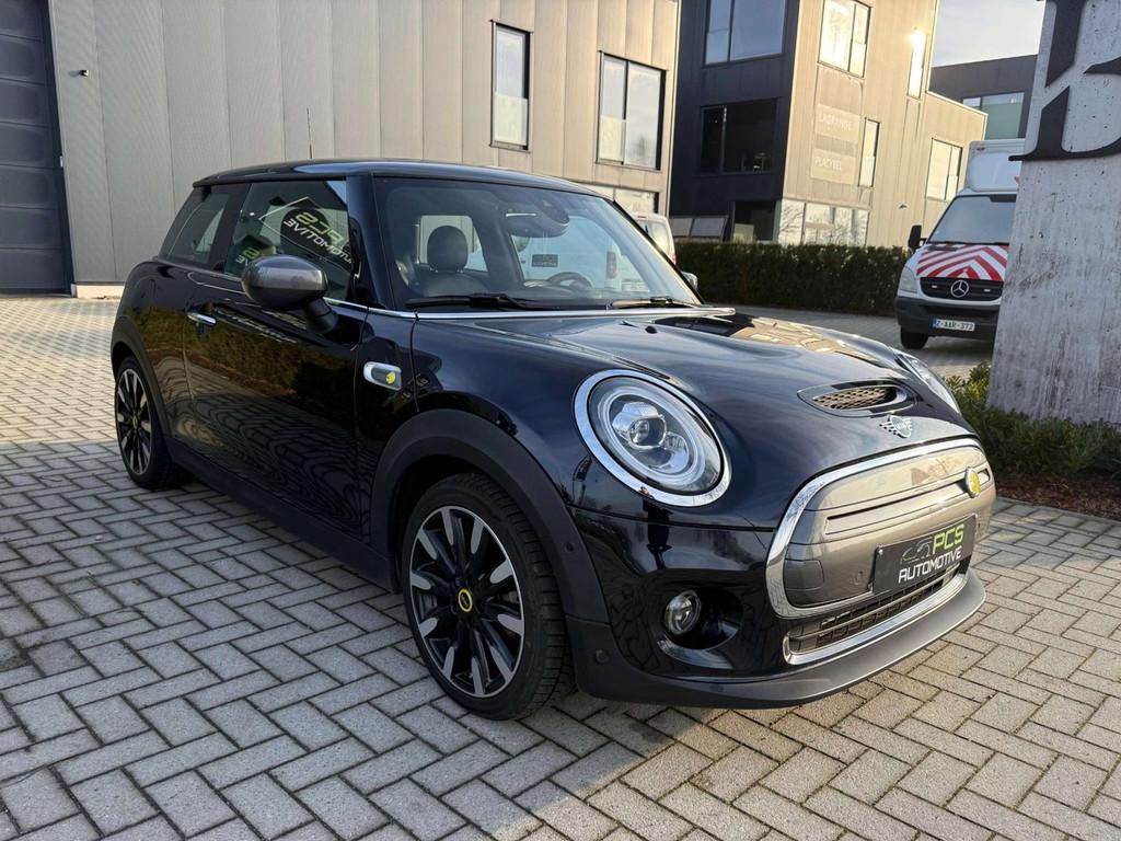 MINI Cooper SE e-Mini 28.9 kWh / Full Option / Trim XL / 202, Auto's, Automaat, 4 zetels, Gebruikt, Blauw