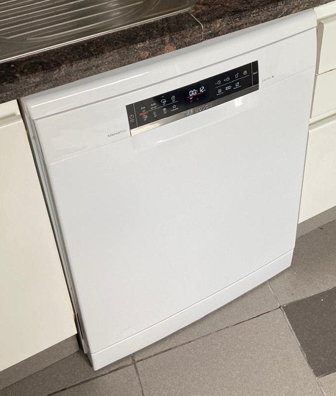 Vaatwasser afwasmachine Bosch vrijstaand, Elektronische apparatuur, Ophalen, Minder dan 85 cm, 60 cm of meer, Zo goed als nieuw