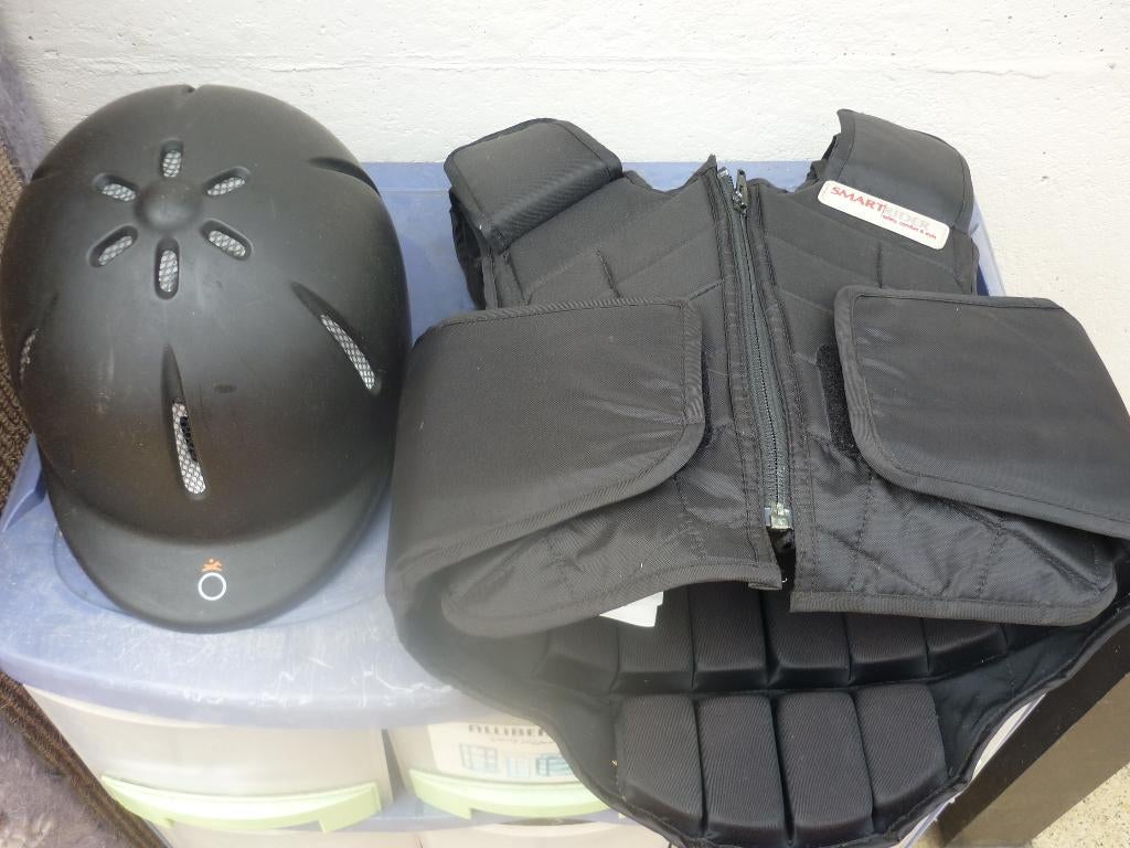 tok en veiligheidsvest voor paardrijden, Dieren en Toebehoren, Paardrijkleding, Nieuw, Kinderen, Bovenkleding, Recreatie, Ophalen