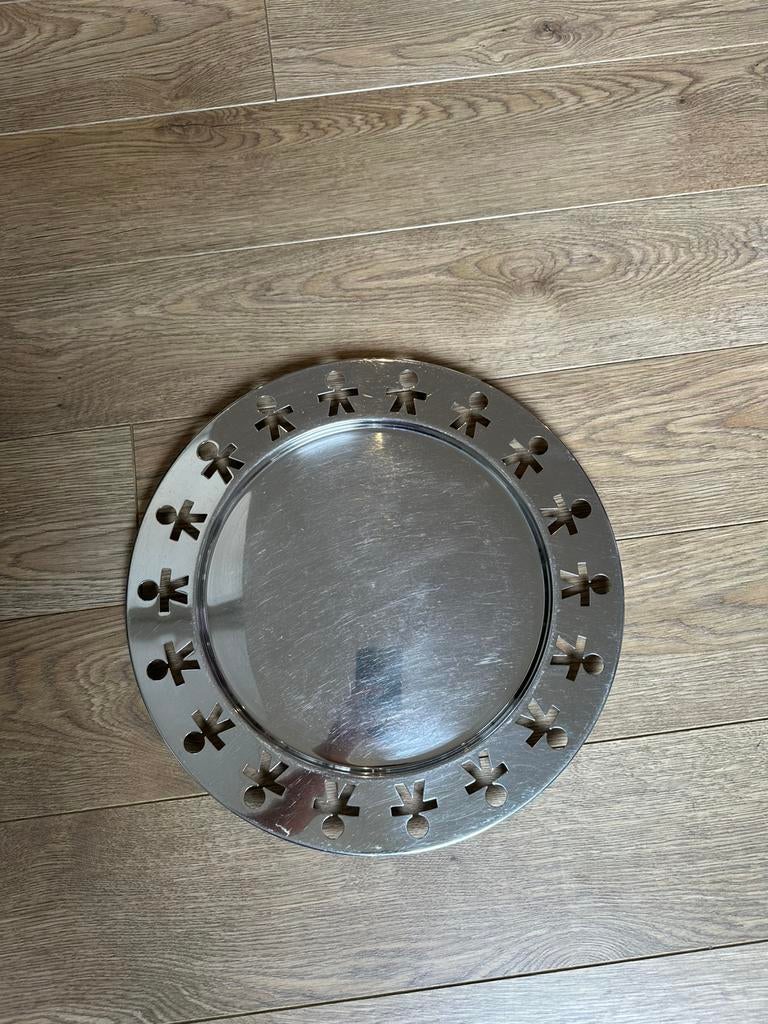 Dienblad Alessi, Ophalen, Overige materialen, Schaal, Rond
