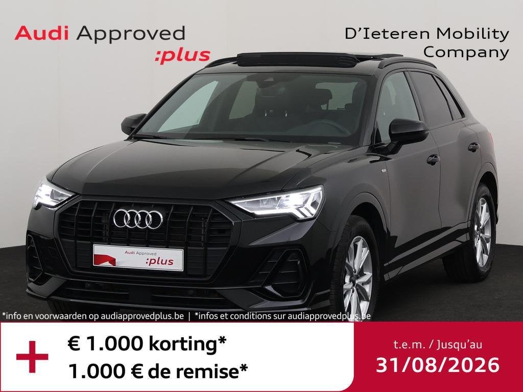 Audi Q3 Q3 35 TFSI Business Edition S line S tronic, Auto's, Audi, Automaat, Zwart, 151 g/km, SUV of Terreinwagen