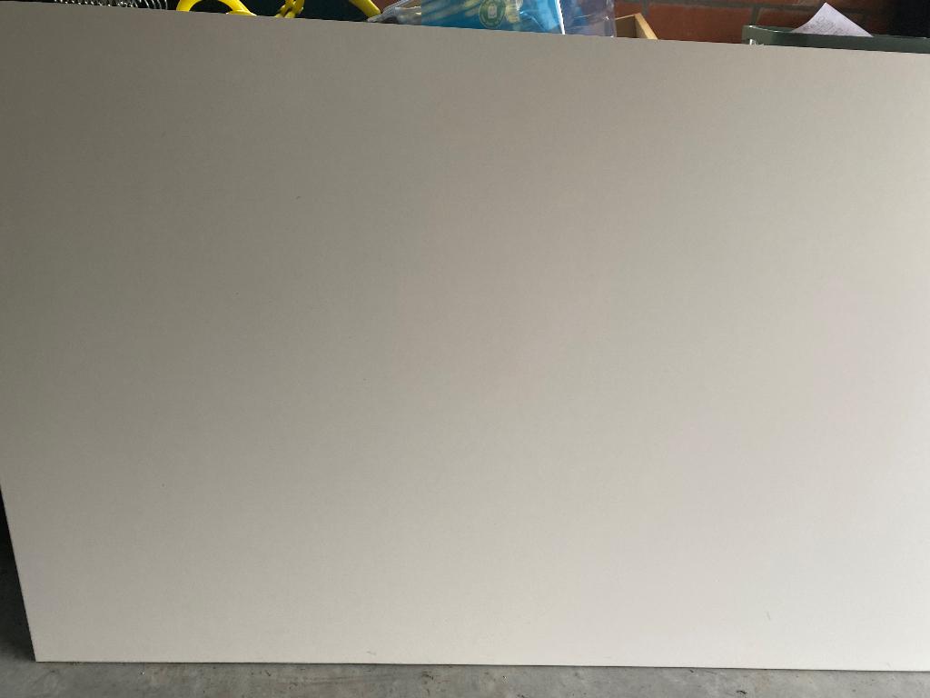 Witte keukenplaat, Comme neuf, Autres essences de bois, Enlèvement, 25 à 50 mm