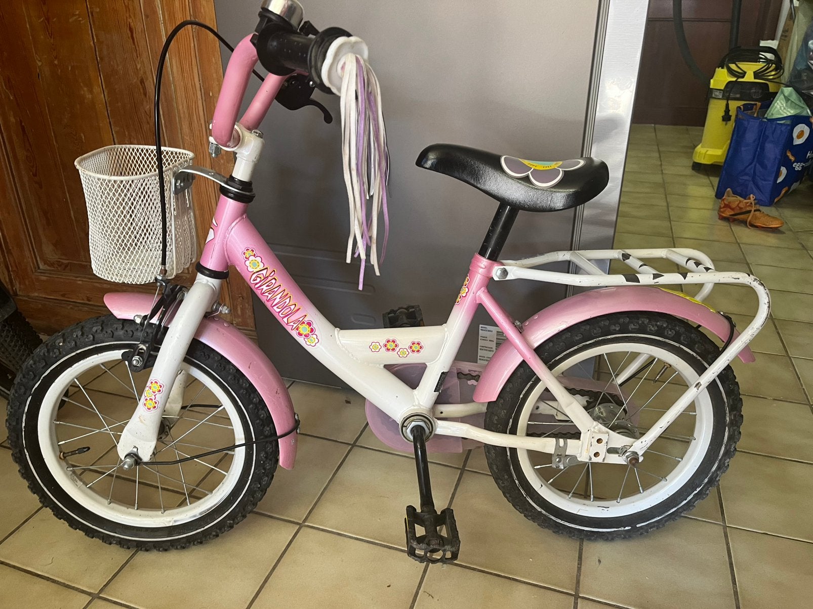 Leuke meisjes fiets, Fietsen en Brommers, Ophalen, Zo goed als nieuw
