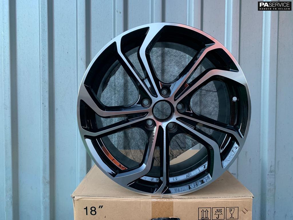Nieuwe 18 inch FPBlack VW dedicated velgen oa Golf Caddy, Auto-onderdelen, Banden en Velgen, Velg(en), -, -, Nieuw