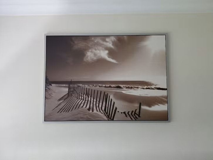IKEA VILSHULT wanddecoratie strand en duinen, Ophalen, Gebruikt, Schilderij