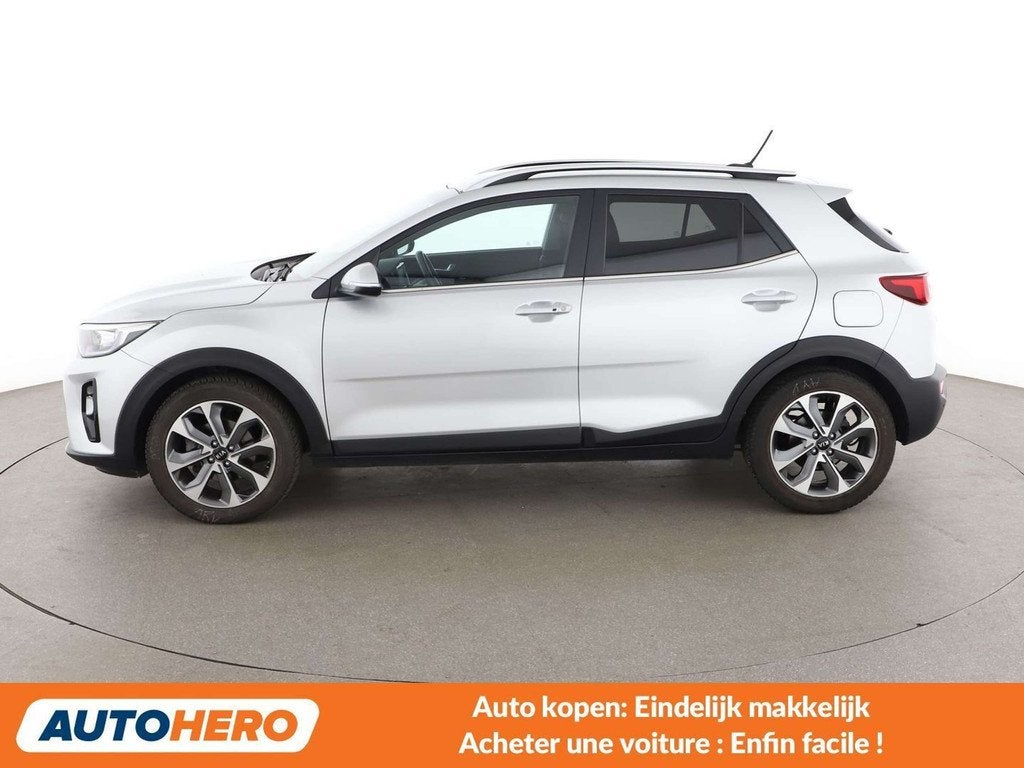 Kia Stonic 1.0 TGDI Vision (année de construction 2018), Autos, Kia, Cuir, Argent ou Gris, Achat, 998 cm³