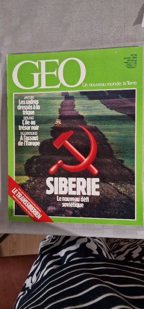 Geo magazine 1984, Enlèvement, Utilisé, Autres types