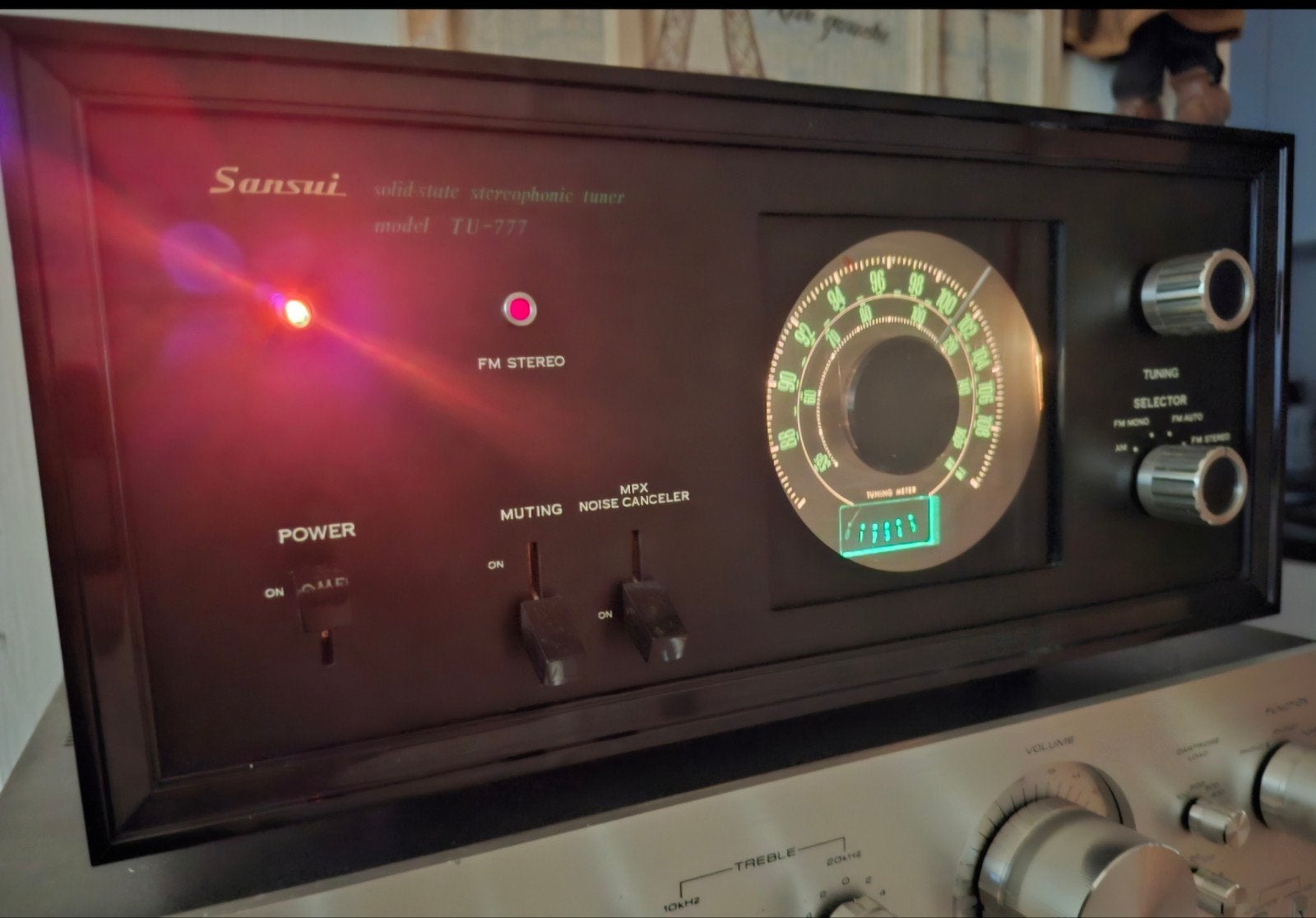 Sansui Tu-777 rare très belle modèle 1968, TV, Hi-fi & Vidéo, Enlèvement ou Envoi