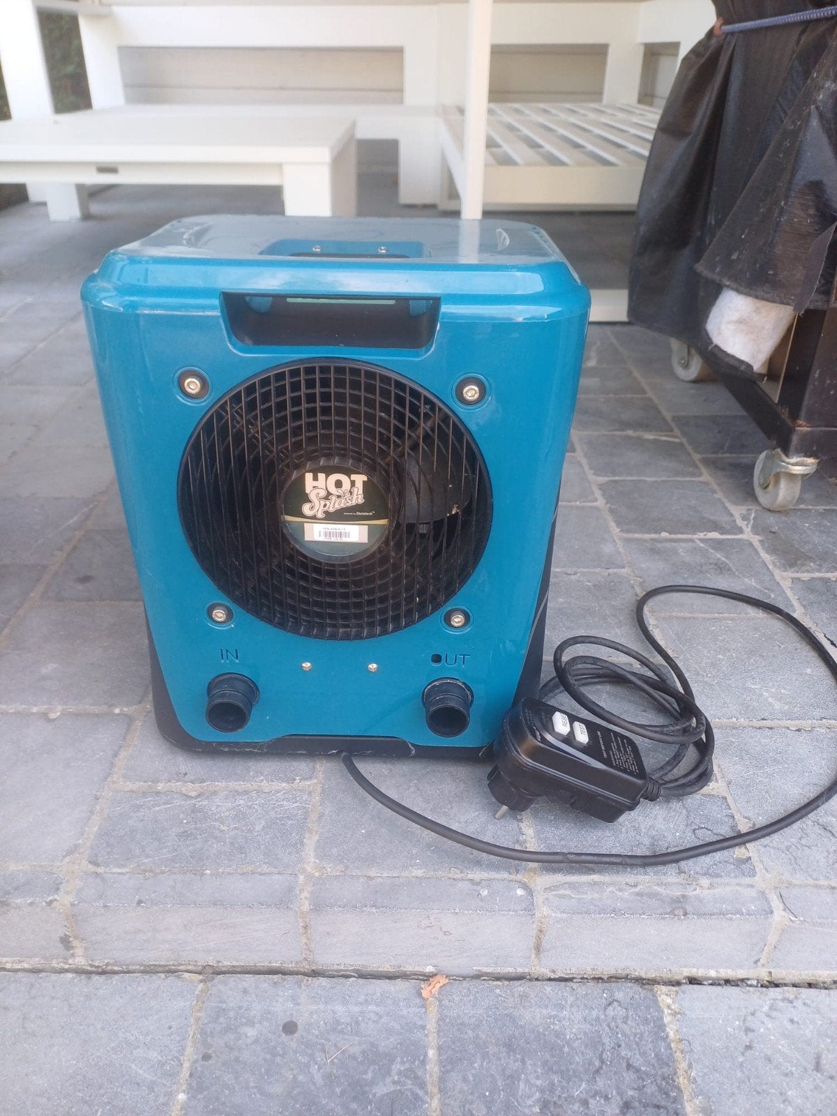 warmtepomp hot splash, Ophalen
