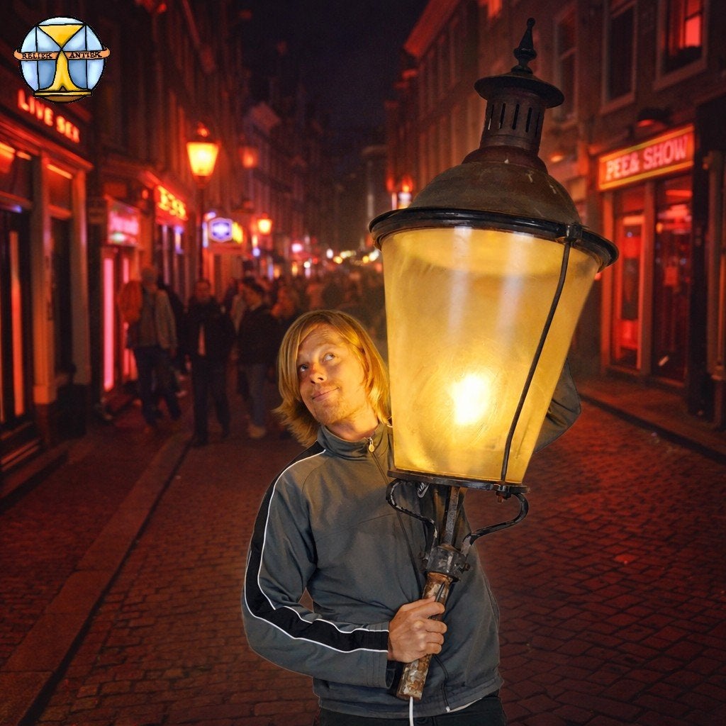 Lampadaire de rue vintage d'Amsterdam/éclairage public, Jardin & Terrasse, Résistant à l'eau, Enlèvement ou Envoi, Autres types
