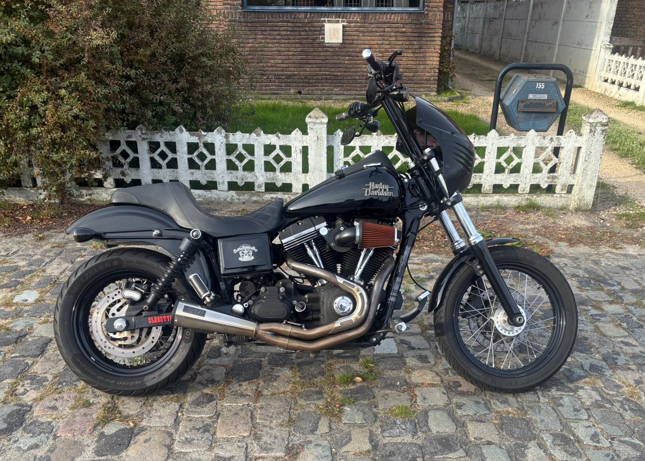 H-D Dyna Street Bob – Full Clubstyle, 2 cilinders, Sportuitlaat, Occasion, Bedrijf
