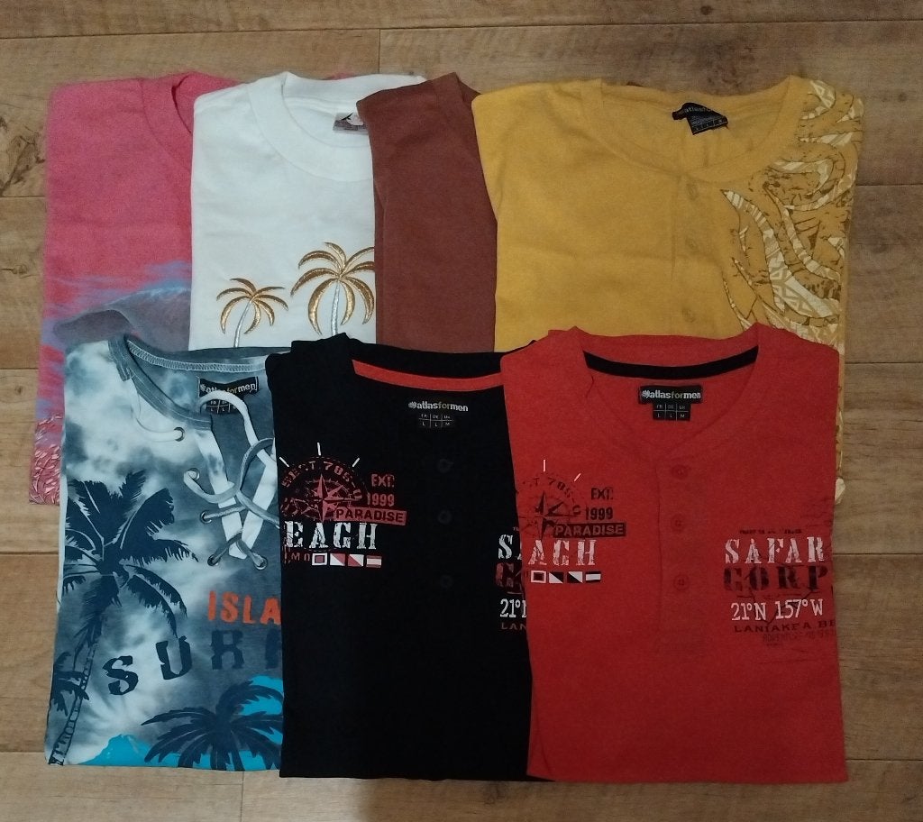 T-SHIRTS / 7 STUKS, Kleding | Heren, T-shirts, Ophalen, Nieuw
