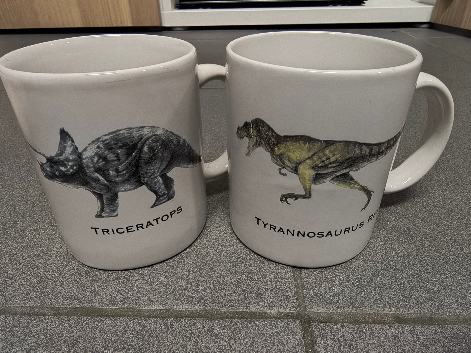 2x Mok The Lost World Jurassic Park 1997 - Triceratops + T-R, Ophalen of Verzenden