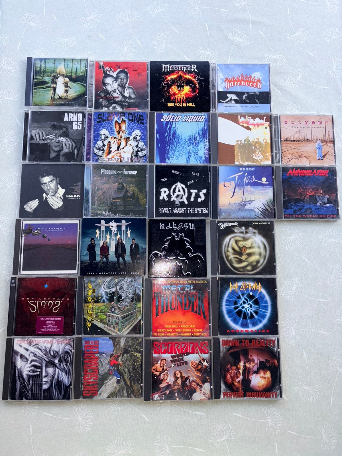 Collectie rock / hardrock / heavy metal CD's in mooie staat, Enlèvement ou Envoi, Comprend un livret, Album, Hardcore