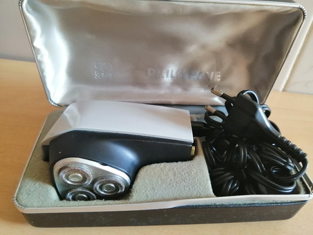 Vintage Philips 90 super Philishave Deluxe, années 1970-75, Electroménager, Enlèvement ou Envoi, Utilisé, Rasage ou Épilation