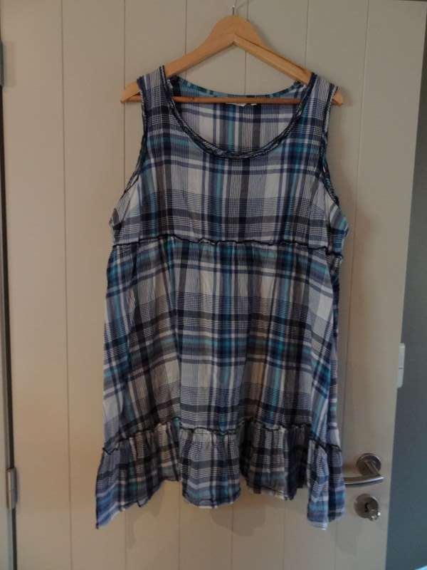 blauw geruite tuniek miss etam m48, Vêtements | Femmes, Miss etam, Enlèvement ou Envoi, Comme neuf, Chemisier ou Tunique