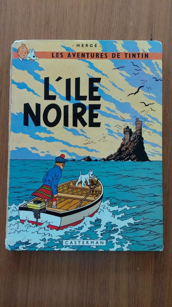 L Île Noire, les aventures de Tintin par Herge - EO 1947, Enlèvement ou Envoi
