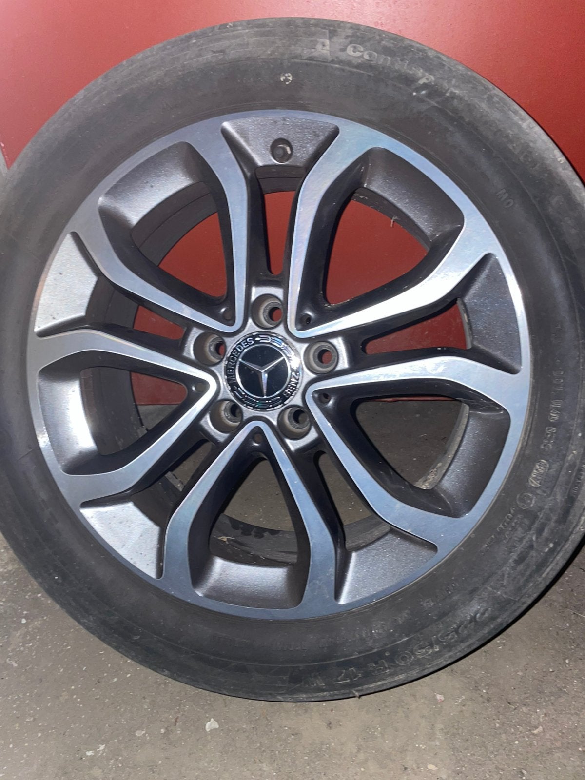 4 Jantes Aluminium d'Origine Mercedes 17", Ophalen, Gebruikt