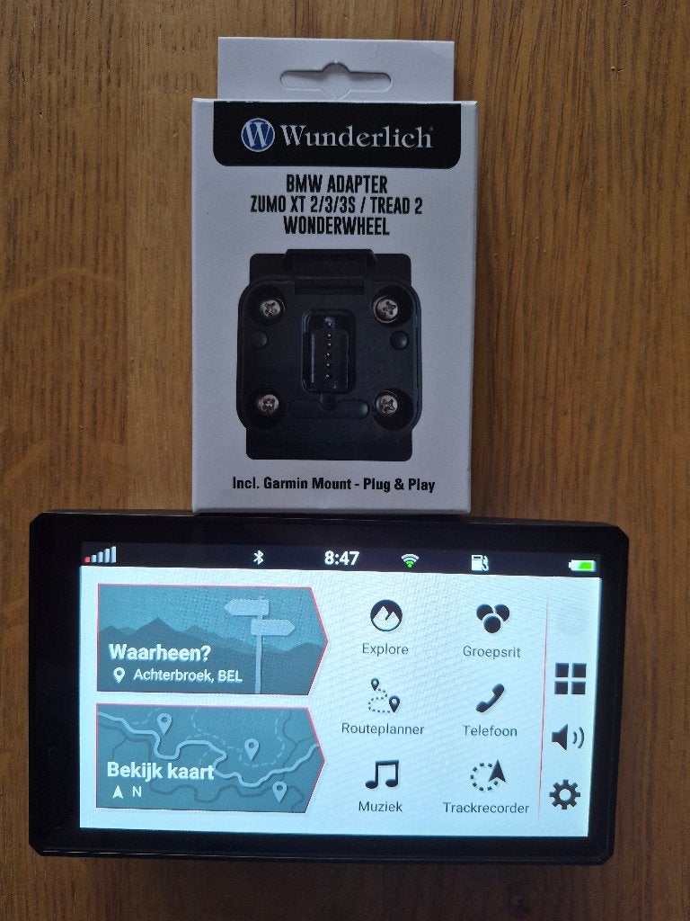 Garmin Zümo XT2 + adapter Wonderwheel BMW, Motos, Accessoires | Systèmes de navigation, Enlèvement, Comme neuf