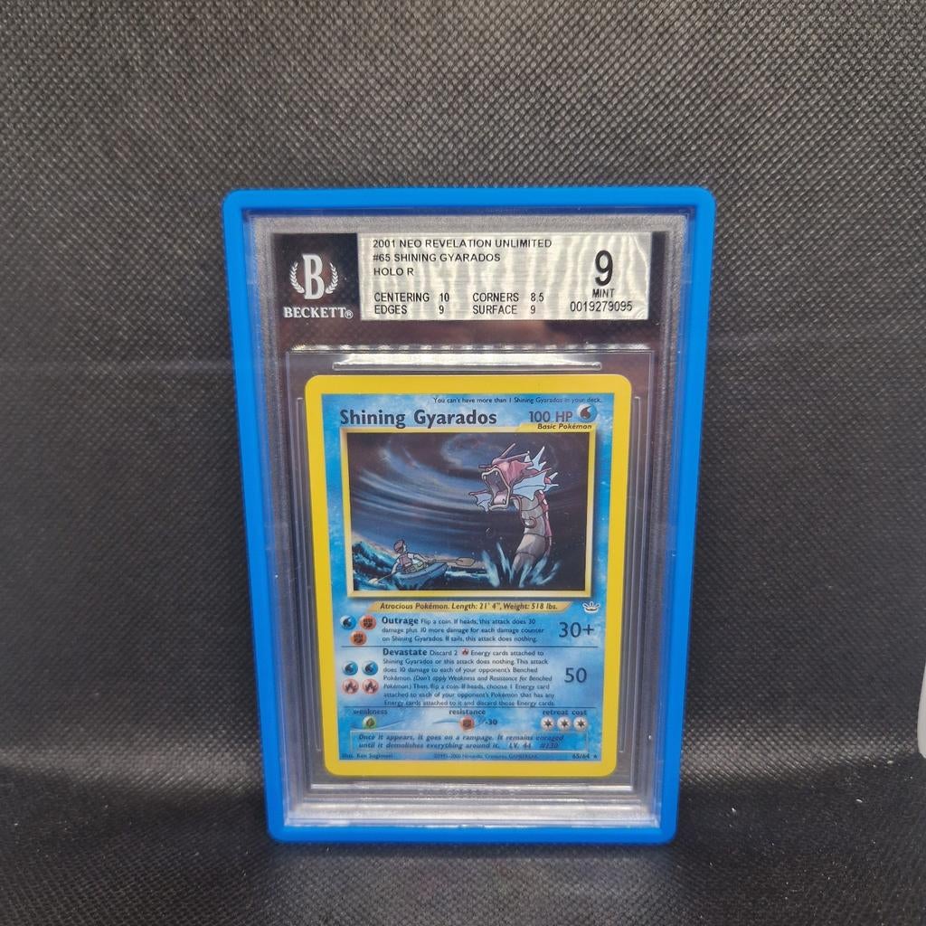 Shining Gyarados Holo Neo Revelation Unlimited BGS 9, Ophalen of Verzenden