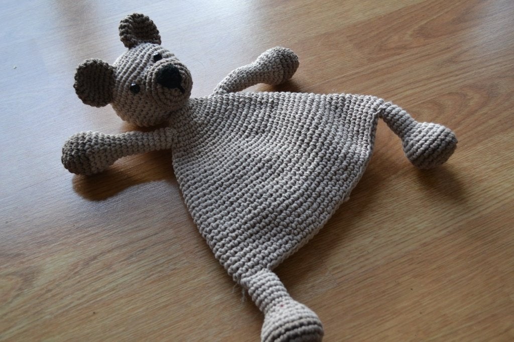 Handgemaakte / gehaakte beer , beertje , lap, Kinderen en Baby's, Speelgoed | Knuffels en Pluche, Ophalen of Verzenden, Nieuw