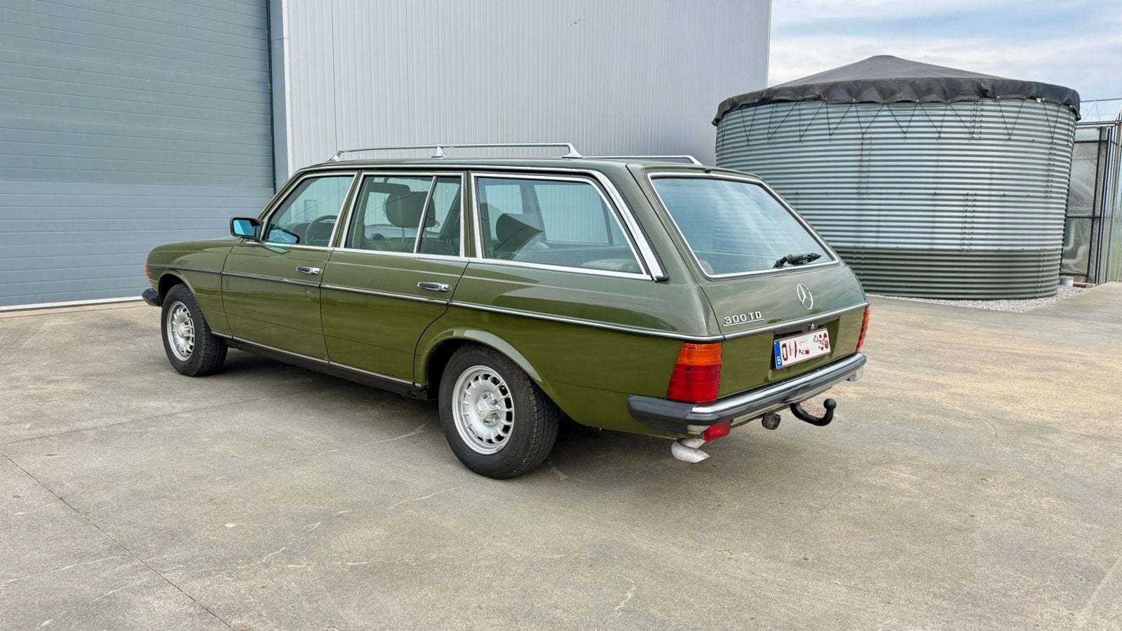 Mercedes 300TD W123 S123 break - zeer nette staat, Auto's, Leder, Particulier, Te koop, Groen