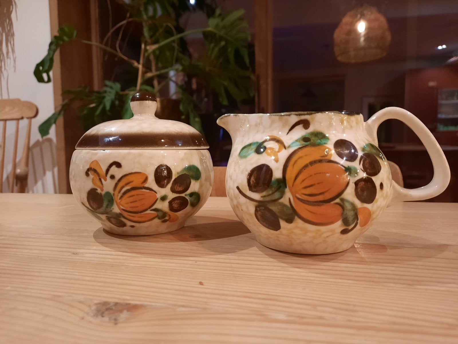 Boch La Louviere Corfou melkkannetje en suikerpot, Antiek en Kunst, Ophalen of Verzenden
