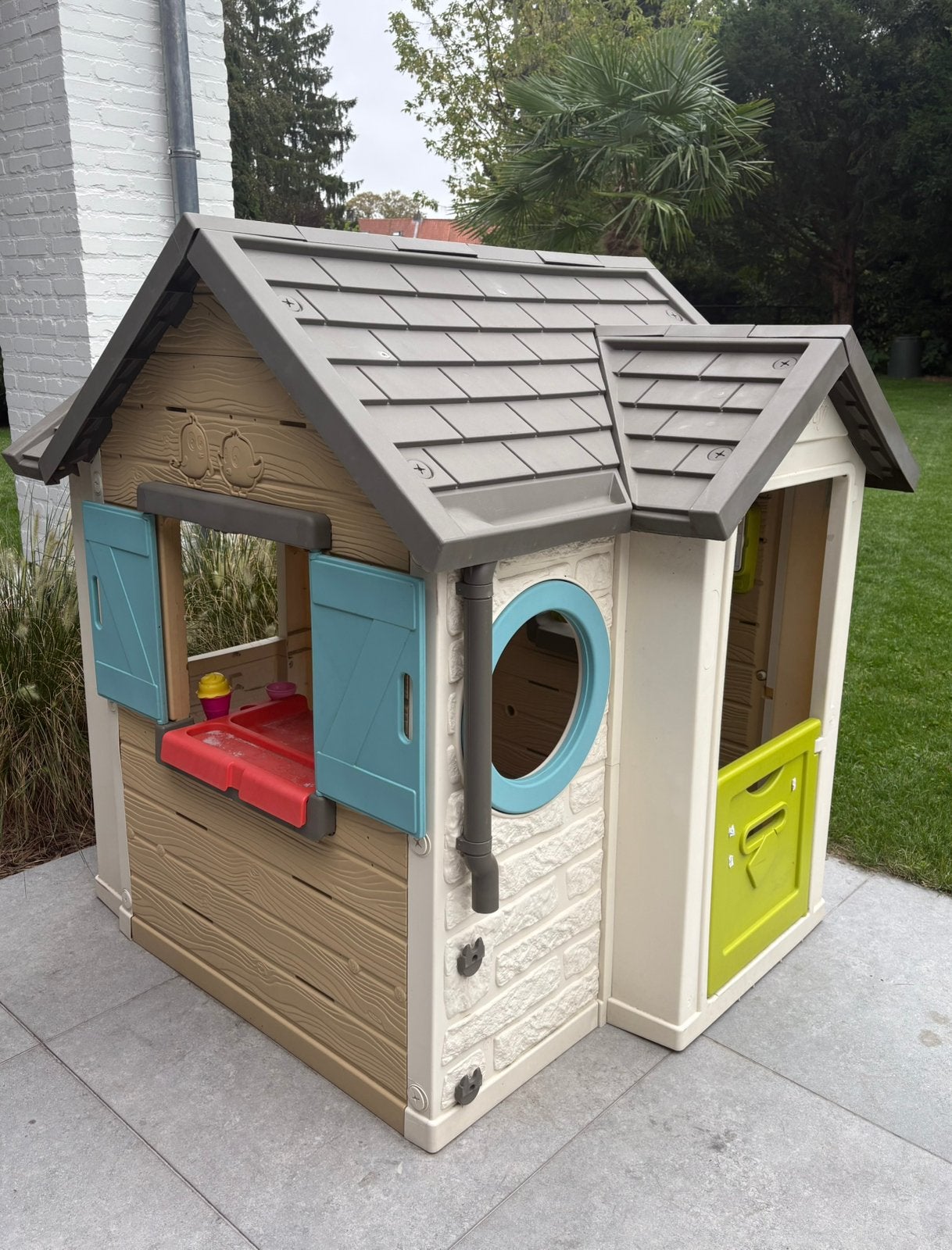 Smoby buiten speelhuisje, Ophalen, Gebruikt