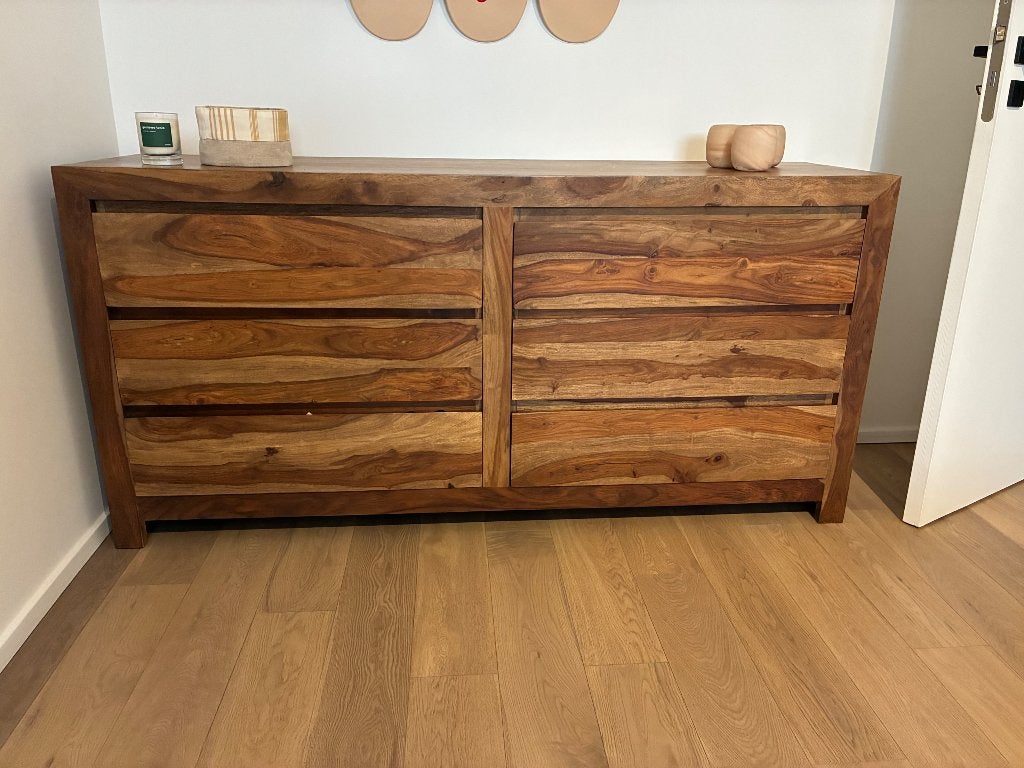 Commode en bois, 25 à 50 cm, 5 tiroirs ou plus, Moins de 100 cm, 150 à 200 cm