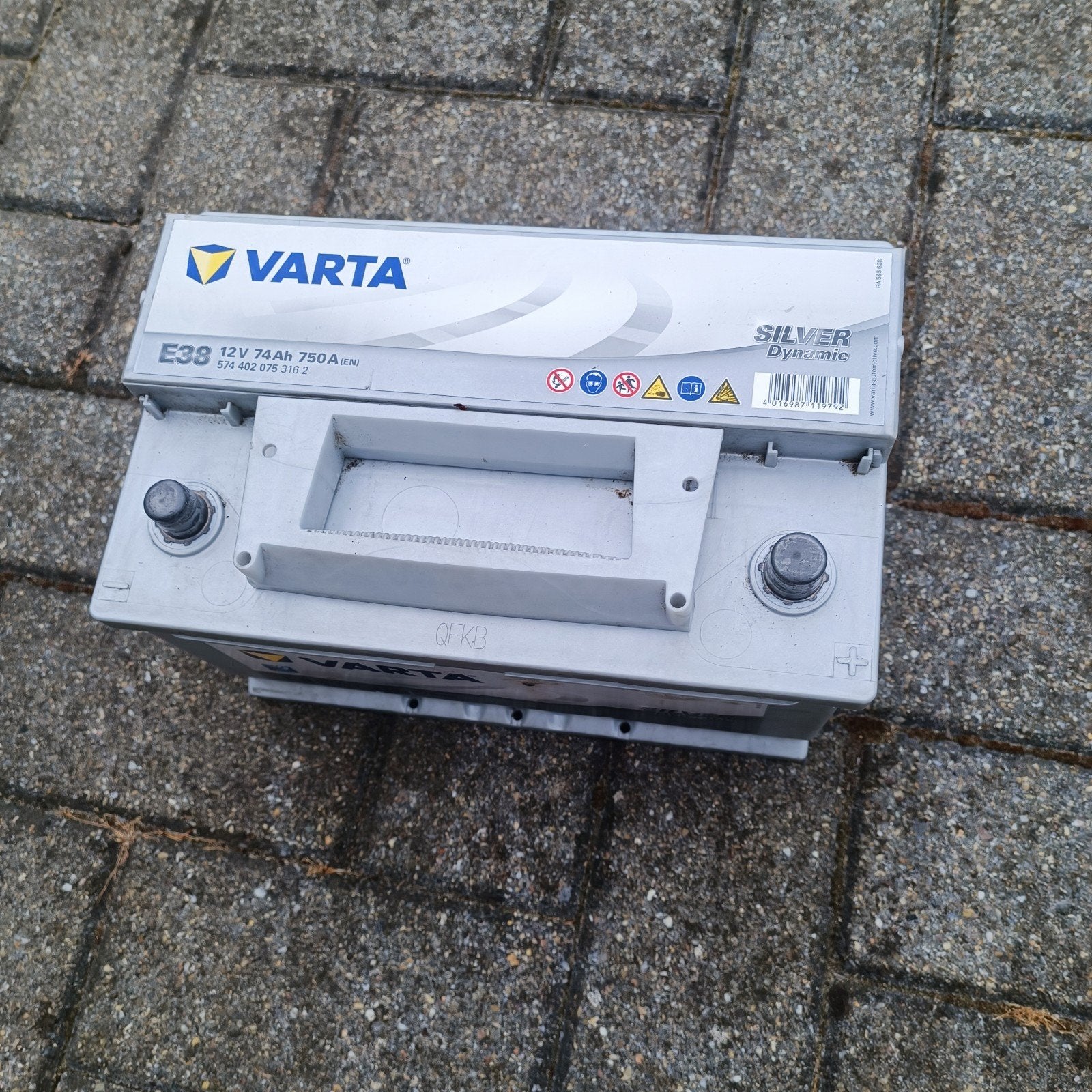 Batterie de voiture Varta pour diesel, Enlèvement