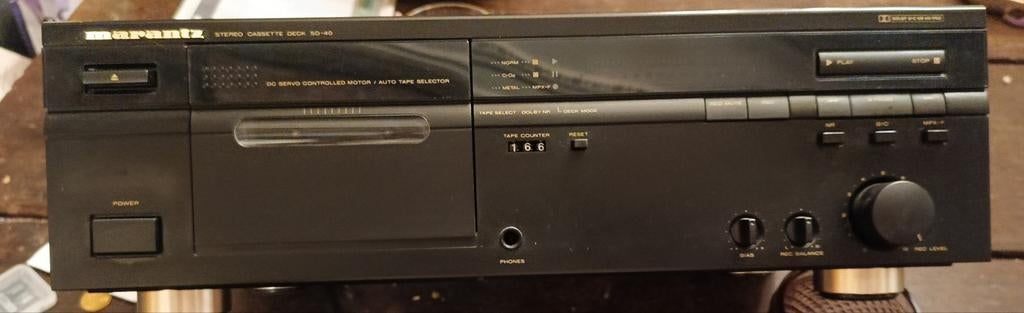 Marantz enregistreur à cassette sd-40. Audio vintage..., TV, Hi-fi & Vidéo, Decks cassettes, Marantz